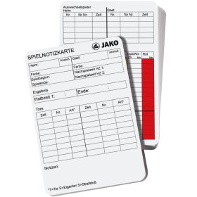 Unisex - Set ricambi memo cards per arbitro